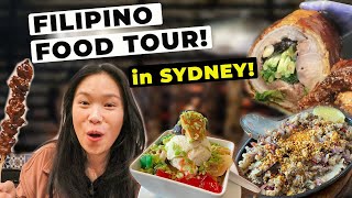 MASSIVE FILIPINO FOOD TOUR in SYDNEY AUSTRALIA! (Must Visit Sydney Restaurants) 悉尼菲律宾美食