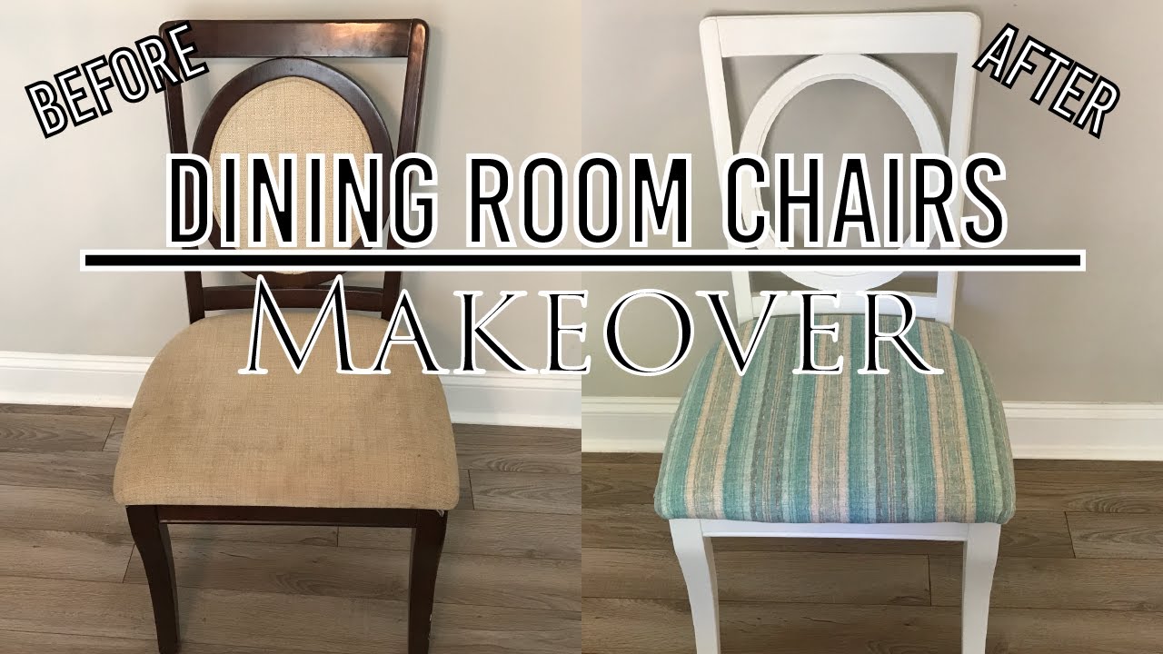 dining room chair makeover