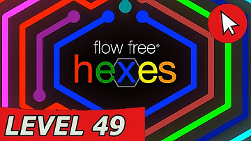 Flow Free Hexes Interval Pack Level 49 Solution (Android/IOS)