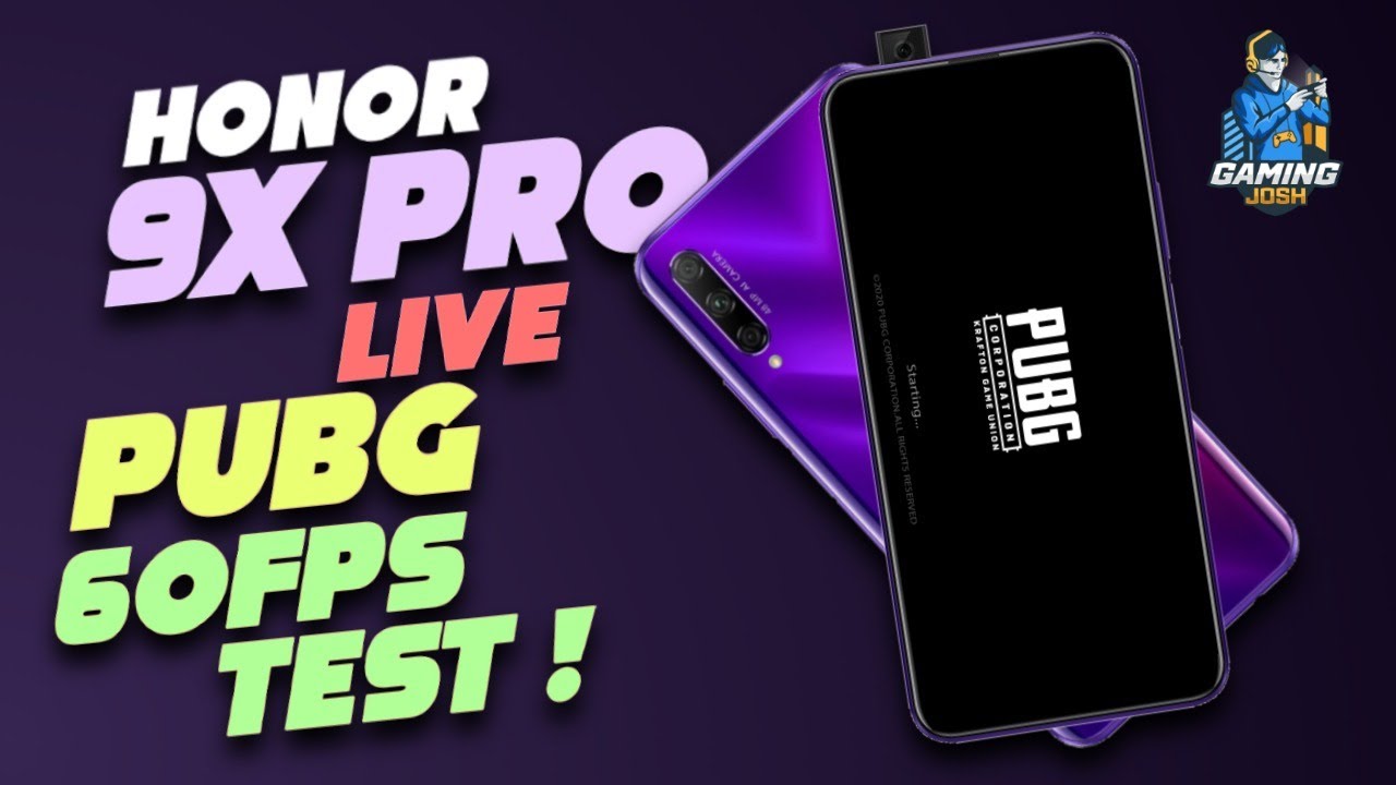 Honor 9X Pro Gaming Review Live FPS Test PUBG Mobile | 60FPS Stable