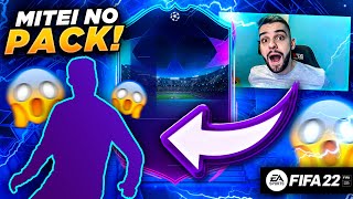 QUEEEEE AGORA SIM!! MITEI DEMAIS NO PACK!! ULTIMATE TEAM FIFA 22!! 