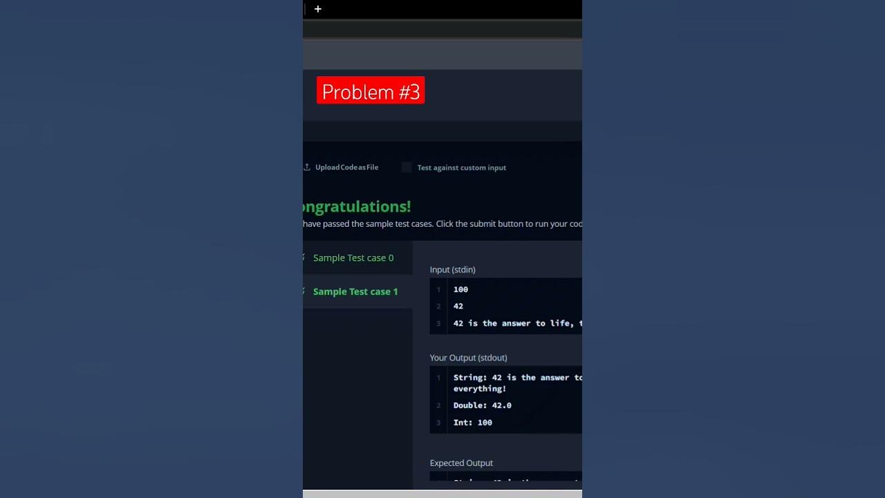 HackerRank Java Problem #3 - YouTube