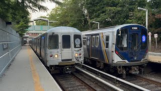 MTA Staten Island Railway: Local/Express Trains @ Grant City (R44, R211S)