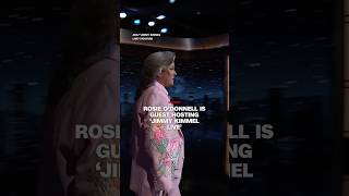 Rosie O Donnell is guest hosting Jimmy Kimmel Live