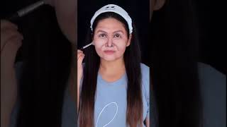 Makeup Transformation into my Grandma 🥺❤️ #mothersday #makeuptransformation #shortsvideo screenshot 5