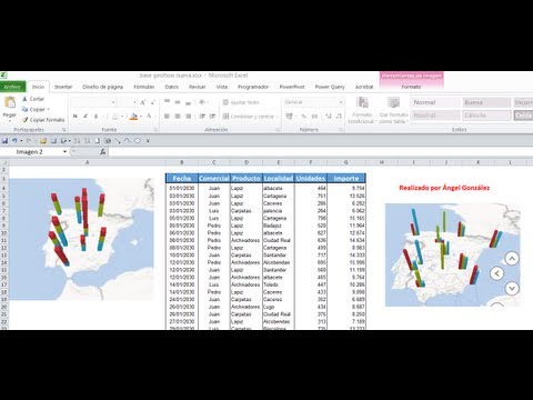 (2) Power Map en Excel . Gráficos geográficos con Excel