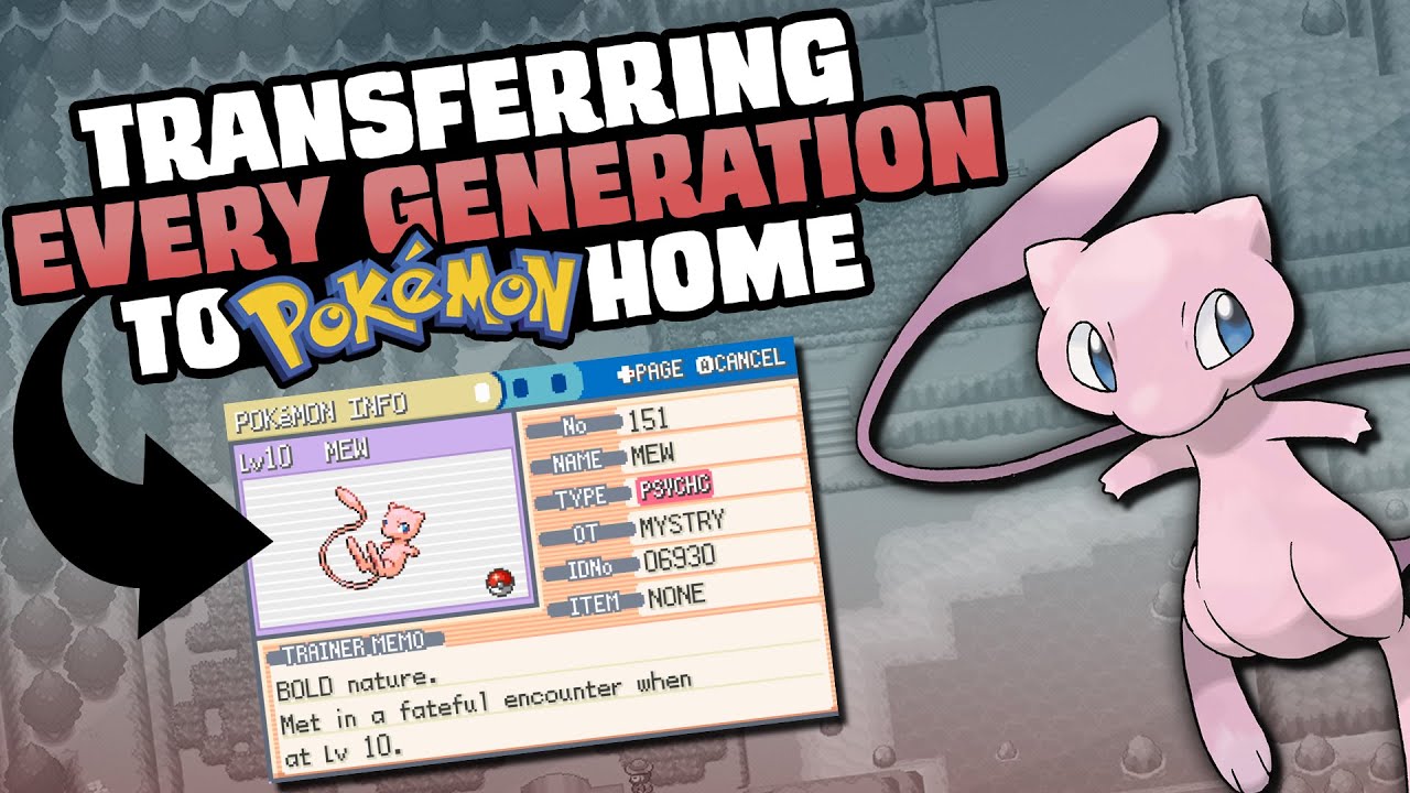 HOW EASILY CAN YOU TRANSFER POKEMON FROM EVERY GENERATION TO POKEMON HOME/SWORD/SHIELD/?