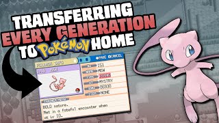 HOW EASILY CAN YOU TRANSFER POKEMON FROM EVERY GENERATION TO POKEMON HOME/SWORD/SHIELD/?