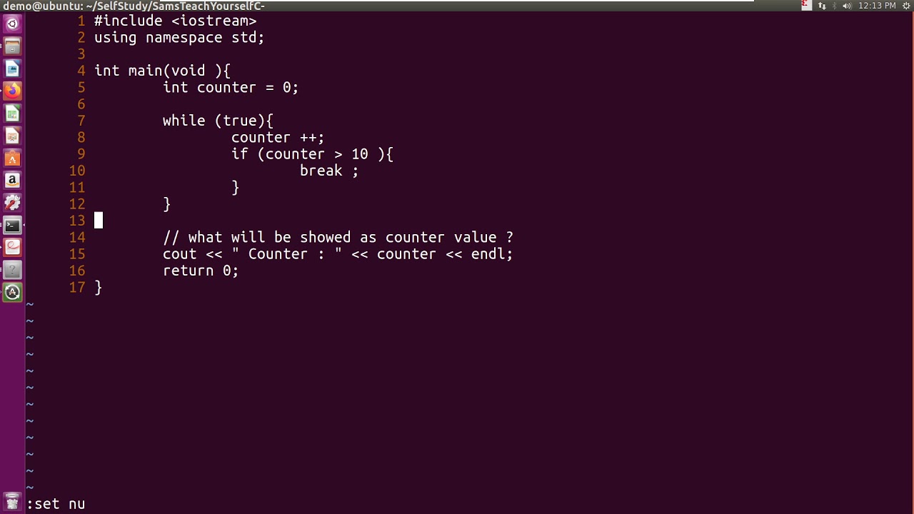 C++ | While Loop True - YouTube