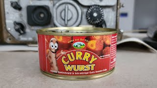 Карри Вюрст. Немецкая колбаса в томатном соусе карри. Curry wurst. #консервы #обзорконсерв #обзорирп