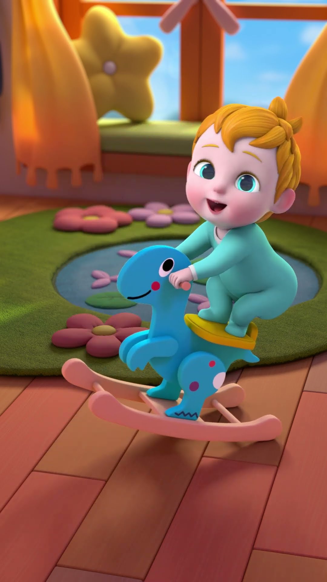 Baby on the Ride | Nursery Rhymes \u0026 Toddlers Songs | NuNu Tv