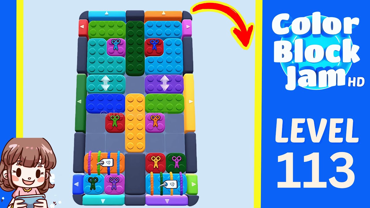 Color Block Jam Level 113 Solution Walkthrough - YouTube