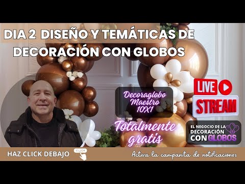 Día 2: Diseño y Temáticas de Decoración con Globos - DECORAGLOBO