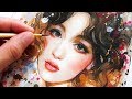 HOW TO PAINT A PORTRAIT WITH WATERCOLORS & COLOR PENCILS IN ONLY 5 STEPS!