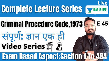 Section 223 To 224 Of CrPC 1973 | Provision Relating To Charge | Criminal Procedure Code By Sonu Sir