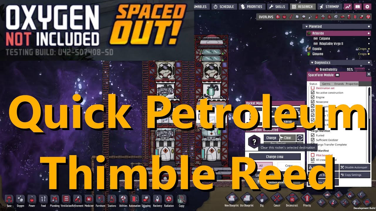 Quick Petroleum Finding Thimble Reed Doomed Rats Nest Oxygen Not Included YouTube