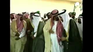 الملك عبدالله و الشيخ سعيد غدران عقب افتتاح مستشفى غدران