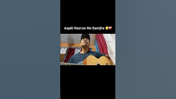 Aap Ki Nazron Ne Samjha 😌❤️‍🩹 #latamangeshkar #acousticcover #sadsong #ytshorts #shortsfeed