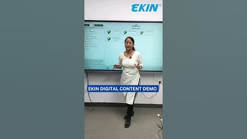 Online Demo of Ekin Digital Content | Digital Board | Interactive Flat Panel  | EKIN #ekin