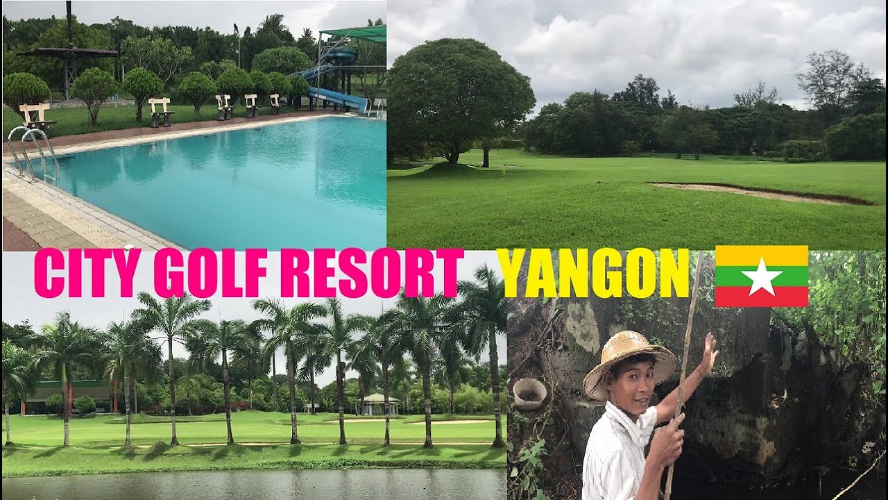🇲🇲 Yangon City Golf Resort Golf Course Hotel Swimming Pool