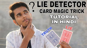 Lie Detector Card Trick - TUTORIAL [ HINDI ]