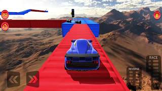 Crazy Car Driving Simulator:Impossible Sky Tracks Stunts 3D-New Car Unlocked Android Game-FHD 2020 screenshot 1