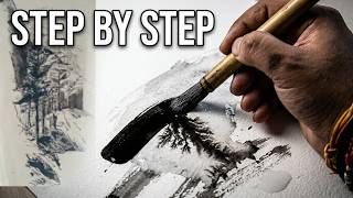 Advanced Ink Wash Technique: The Mastercopy Process