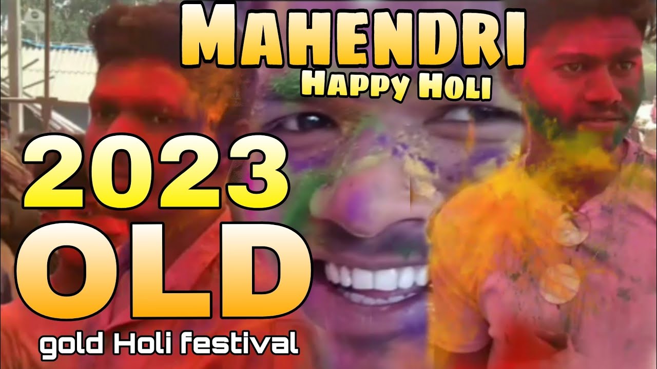 OLD GOLD HOLI FESTIVAL // OF//ODISHA  //Mahendri Holi festival //2023 😍😍😍😍🥰🥰 *Happy Holi #happyholi 