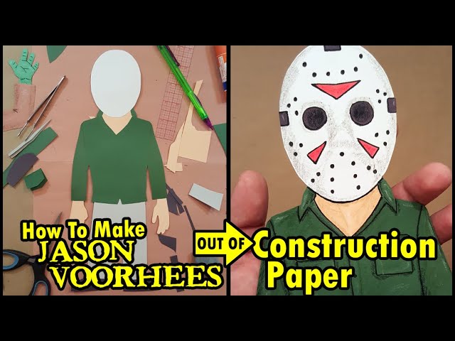 How To Make Jason Voorhees Friday The 13th Out Of Construction Paper Horror Crafts Youtube - roblox jason voorhees part 8 top