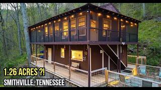 RUSTIC Tennessee TREEHOUSE 3-Bed Cabin with Fire Pit on 1 Acre