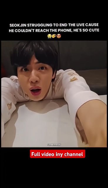 Jin fuuny clip on live 😂 |