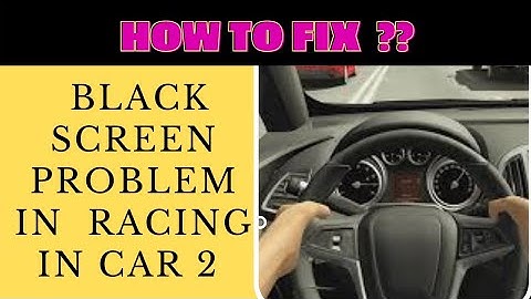 CSR Racing 2 - BLACK SCREEN FIX || FING 24