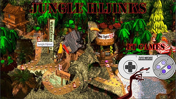 Donkey Kong Country 101% - Jungle Hijinxs - COMPLETE MAPS WITH ALL ITEMS (MAPAS COM TODOS OS ITENS)