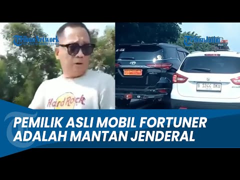 IDENTITAS PEMILIK ASLI Mobil Fortuner Pelat TNI yang Dikendarai Pria Arogan di Tol Japek