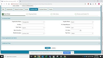 CREST ERP PO Imports Process