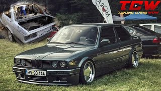 Building a BMW E30 3.0 Static on BBS Wheels In 6 Minutes | Project Car Transformation
