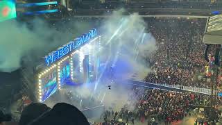 wwe wrestlemania xl roman reigns entrance live crowd reaction (wrestlemania 40 night 2 sunday