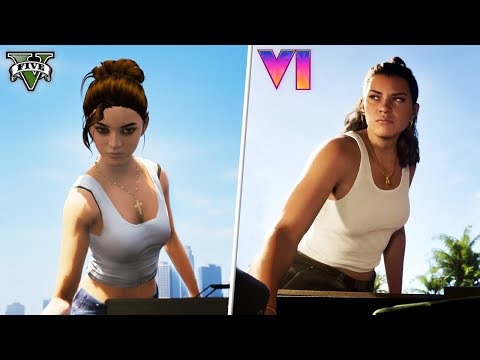 The ULTIMATE GTA 6 vs GTA 5 Screenshot Comparison