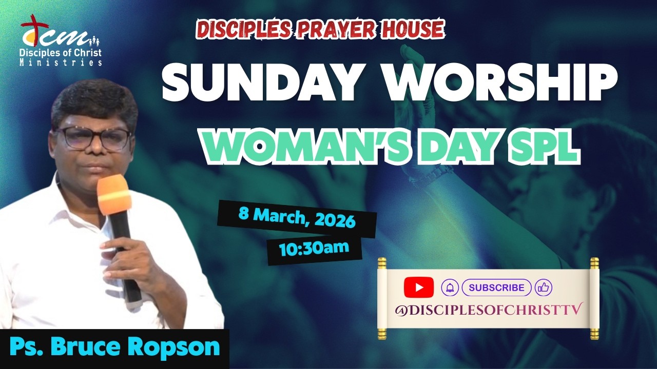 08.03.26 | Praise and worship @DPH |Woman's Day SPL | Bro. Bruce Ropson | Tamil Christian Message