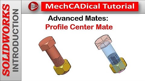 Screw Mate In SolidWorks