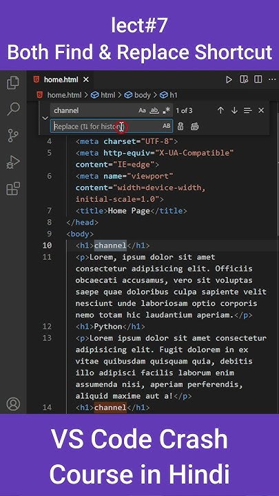 VS Code full Course | Vs Code Tips & Tricks | lect# 7 | #shorts #vscode ...