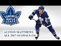 Auston Matthews (#34) All 34 Goals of the 2017-18 NHL Season