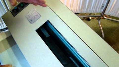 Gera 221 Blueprint Map Folding Creasing Machine.MPG