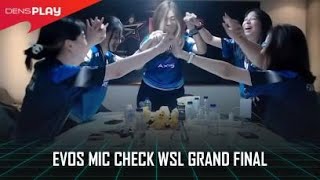 #WSL MIC CHECK EVOS ESPORTS VS SIREN MOON   GRAND FINAL WSL INVITATIONAL PLAYOFF