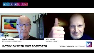 Mike Bosworth, Solution Selling sales methology story telling MEDDICC
