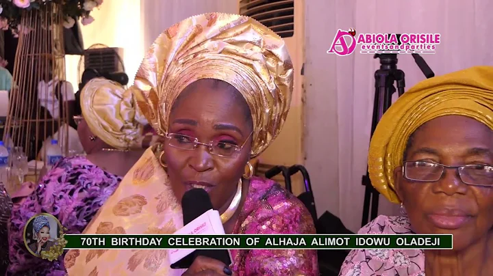 OVER 50 ROYAL QUEENS STORM OLORI OLOWORO MUM,ALHAJA  ALIMOT IDOWU OLADEJI SUPERLATIVE 70TH BIRTHDAY