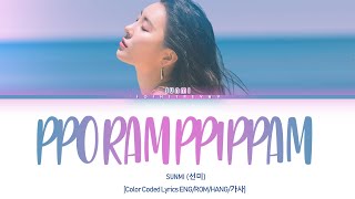 SUNMI (선미)  'pporappippam (보라빛 밤)' [Color Coded Lyrics ENG\/ROM\/HANG\/가사]