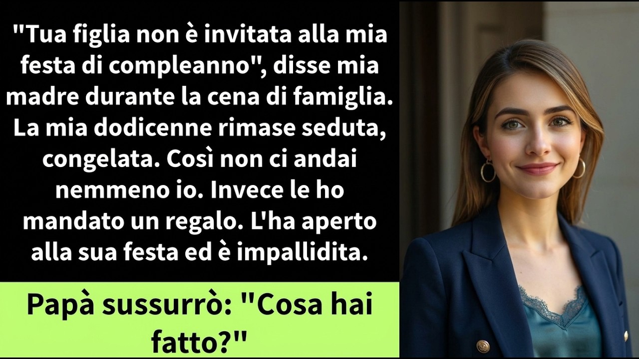 Avevo pagato mille e cento dollari per una festa a cui mia figlia non era invitata. Mia madre mi ha chiamata per il saldo del catering, con quella voce calda che usa solo quando vuole soldi. «Sono...