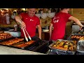 Delicious street food in Krakow. Best sausages in Krakow!