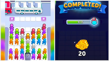 Bus jam Level 16 Walkthrough Solution 